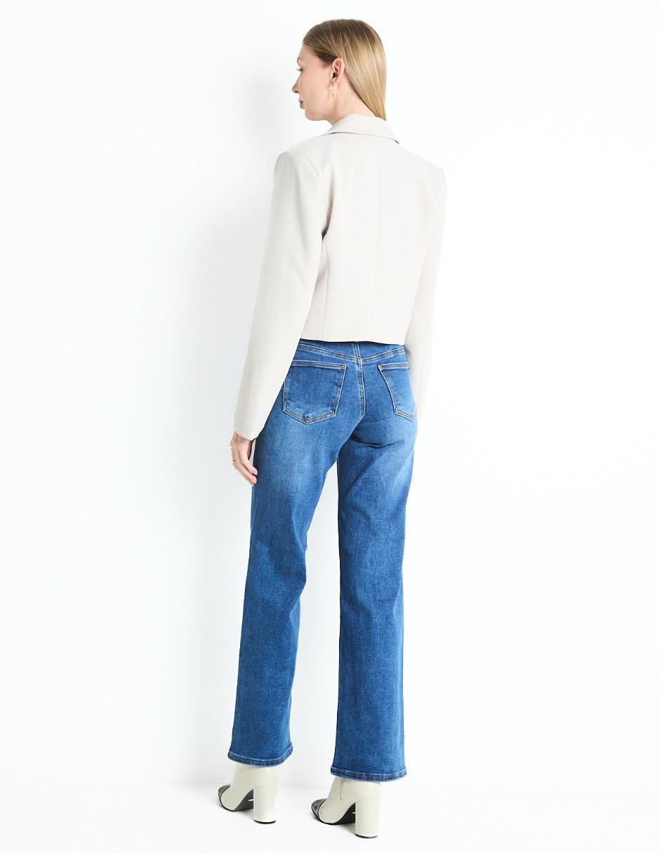 Jeans relaxed wide leg para mujer 2
