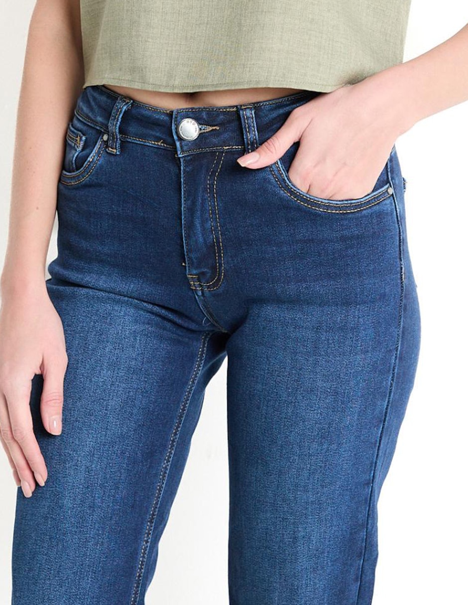 Jeans straight para mujer 4