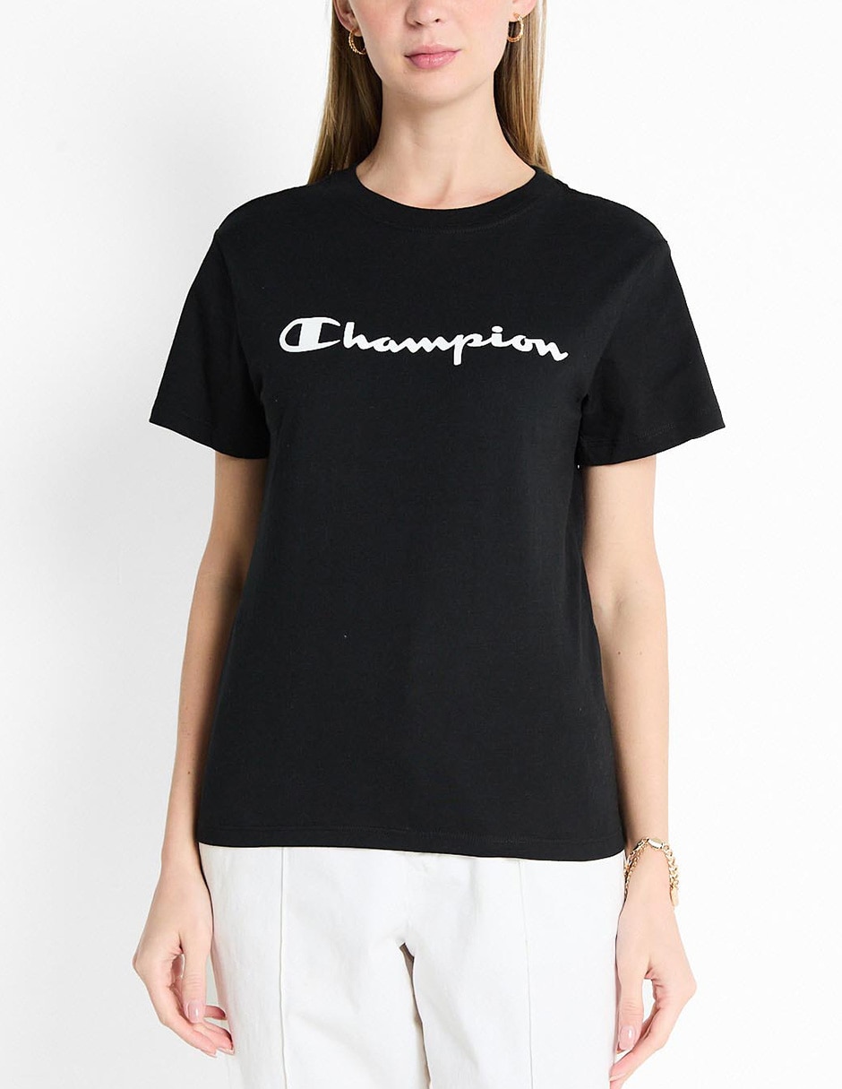 Playera manga corta cuello redondo para mujer 5