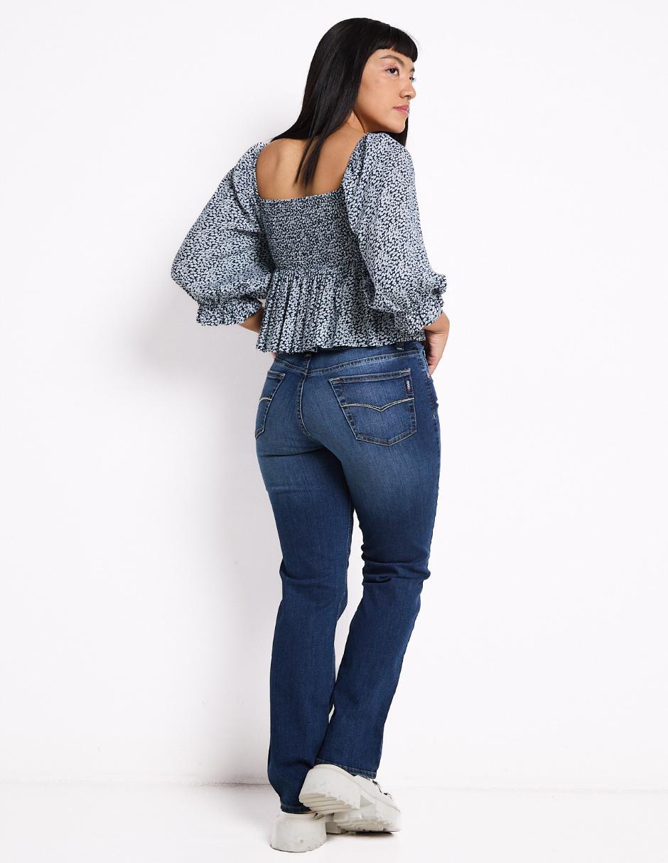 Jeans straight para mujer 2