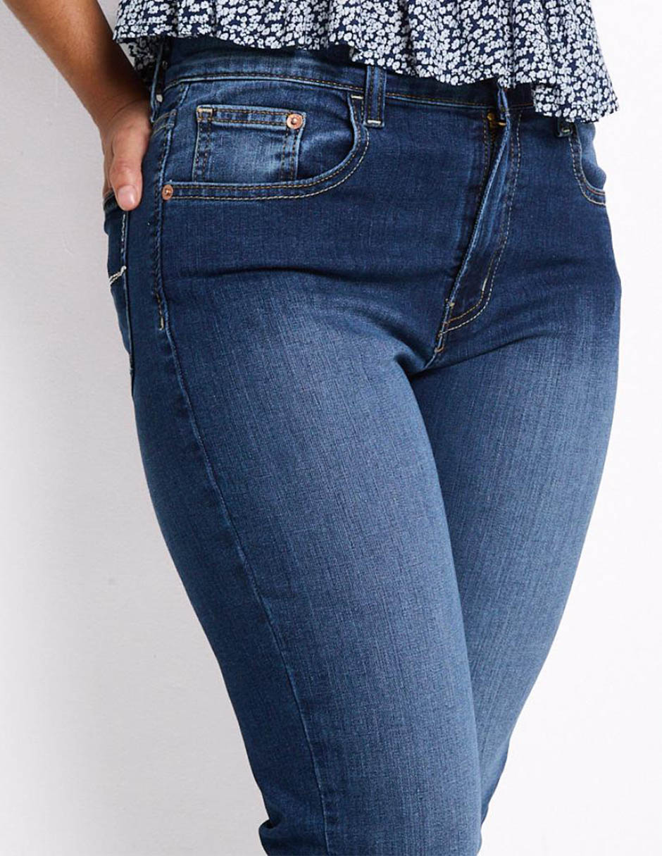 Jeans straight para mujer 4