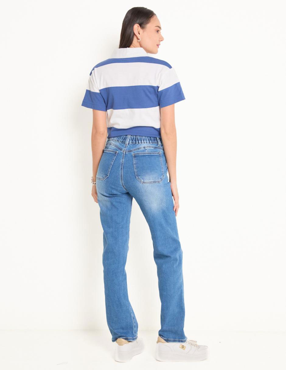 Jeans straight para mujer 2