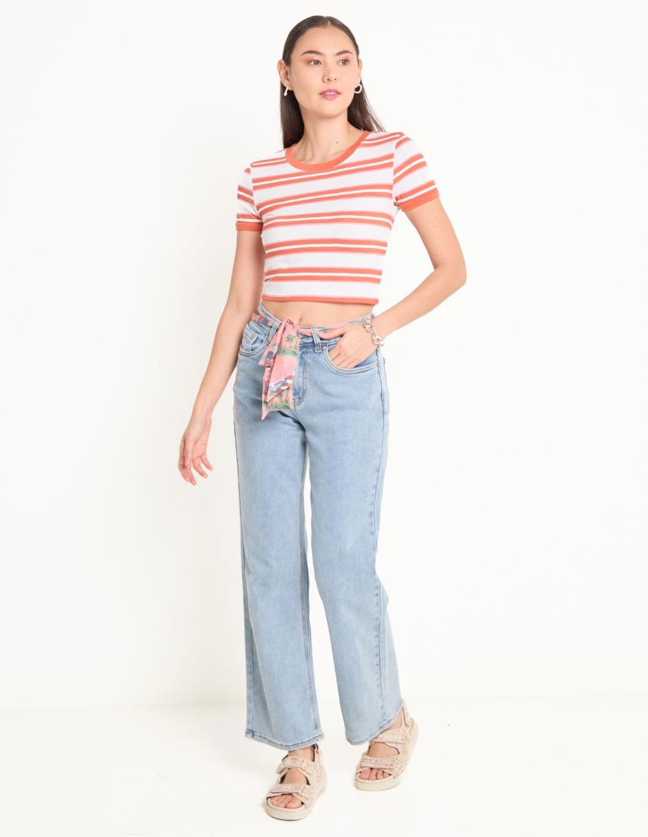 Jeans straight para mujer 3