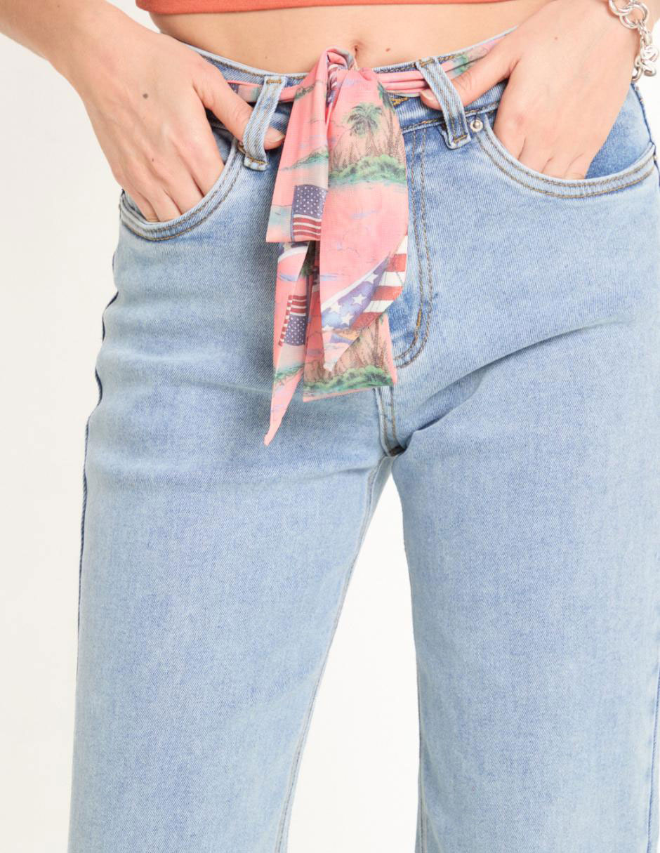 Jeans straight para mujer 4