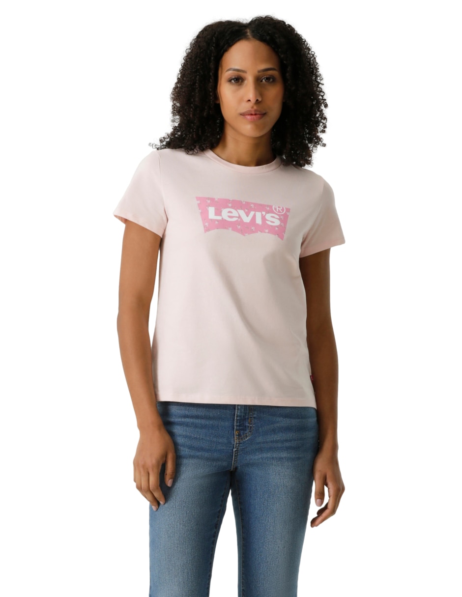 Playera manga corta Levi's cuello redondo para mujer Playera manga corta Levi's cuello redondo para mujer