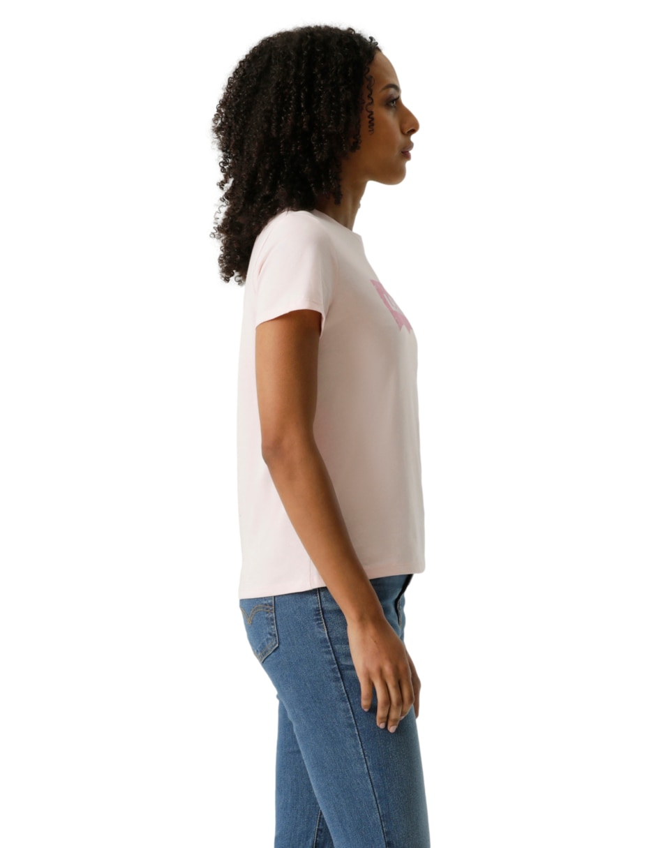 Playera manga corta Levi's cuello redondo para mujer 2