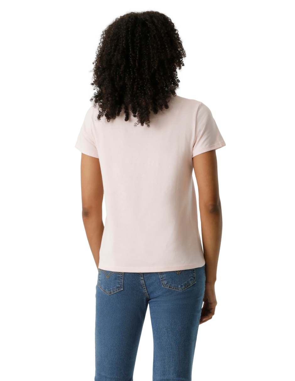 Playera manga corta Levi's cuello redondo para mujer 3