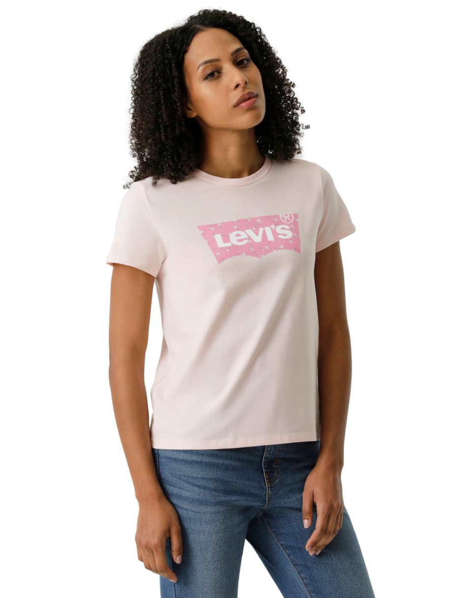 Playera manga corta Levi's cuello redondo para mujer 5