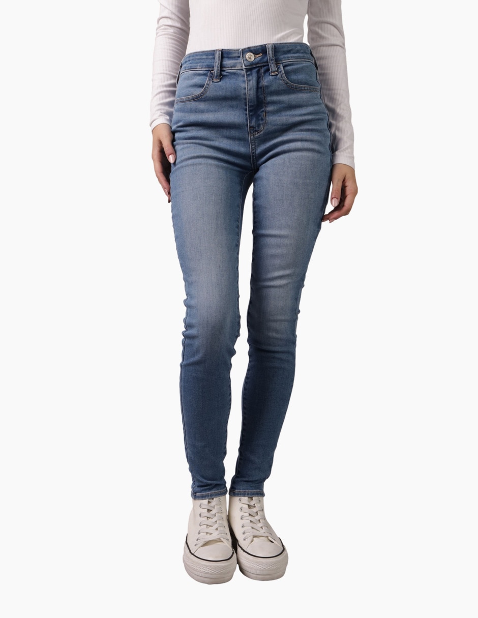 Jeans skinny HiRise para mujer