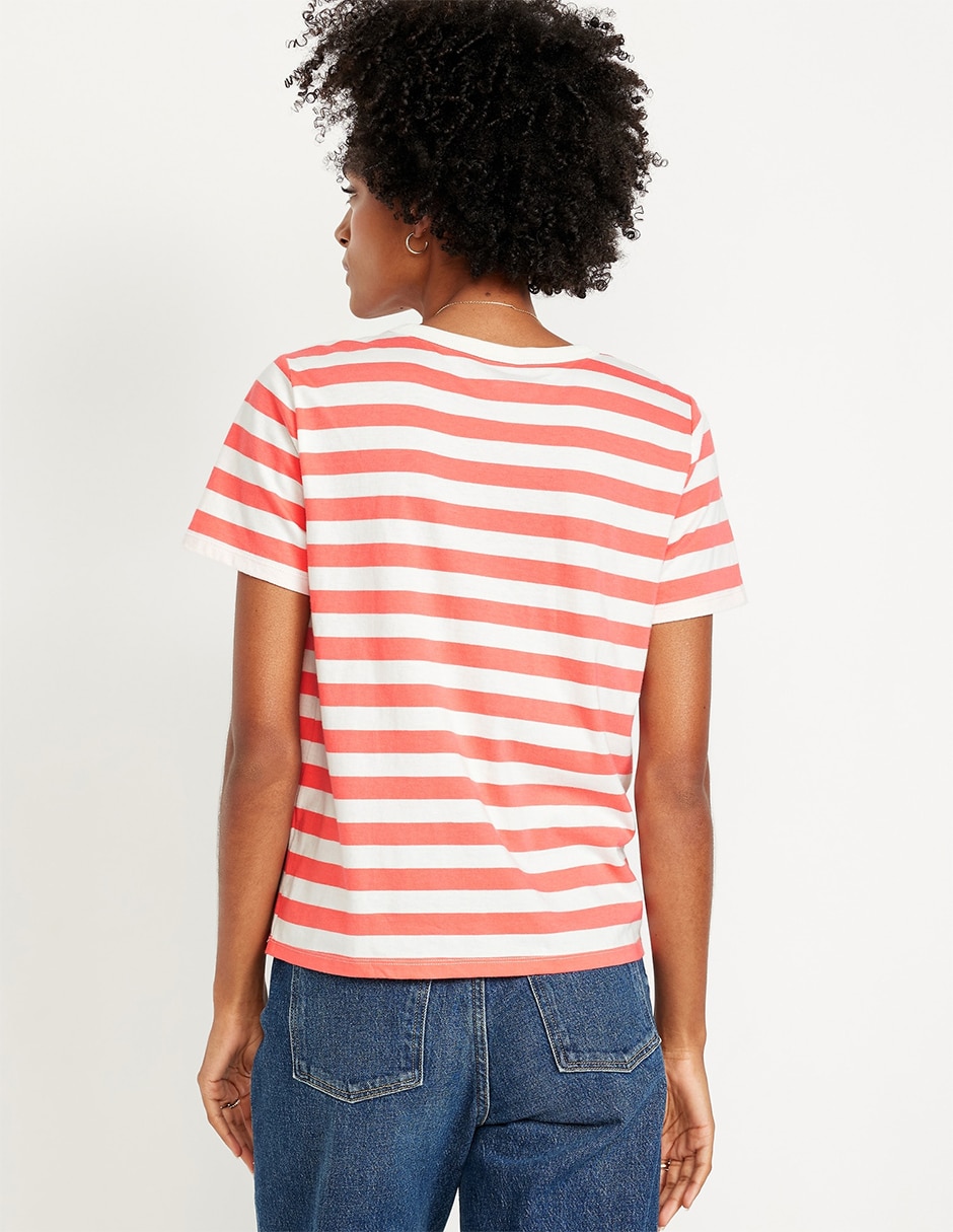 Playera manga corta  cuello redondo para mujer 2