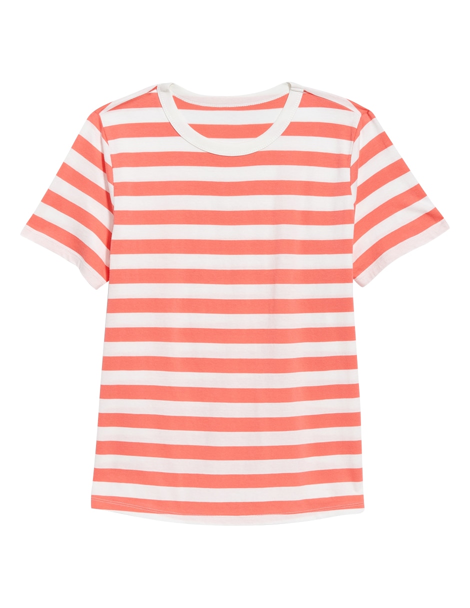 Playera manga corta  cuello redondo para mujer 3