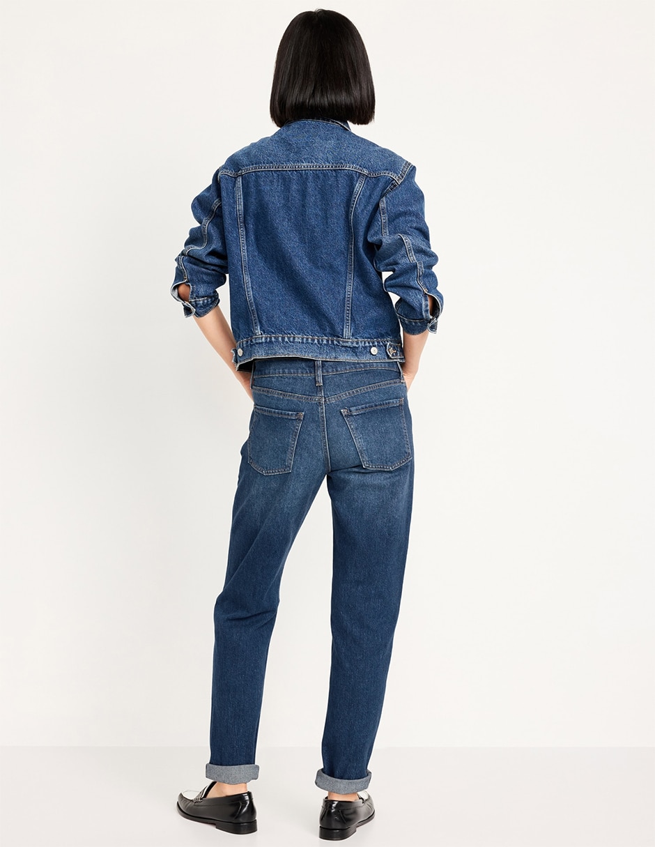 Jeans straight para mujer 2