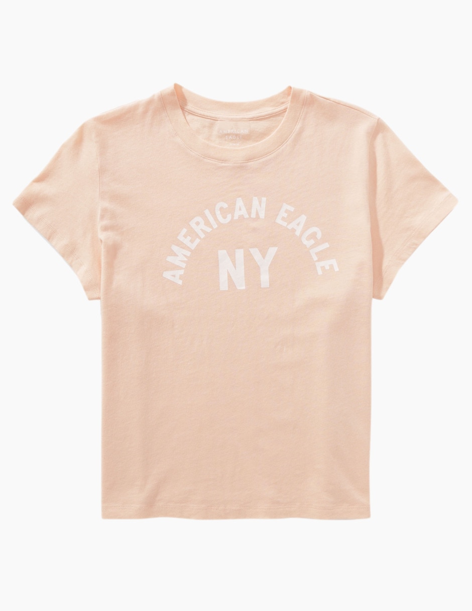Playera manga corta cuello redondo para mujer 3