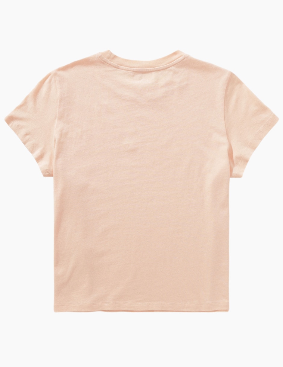 Playera manga corta cuello redondo para mujer 4