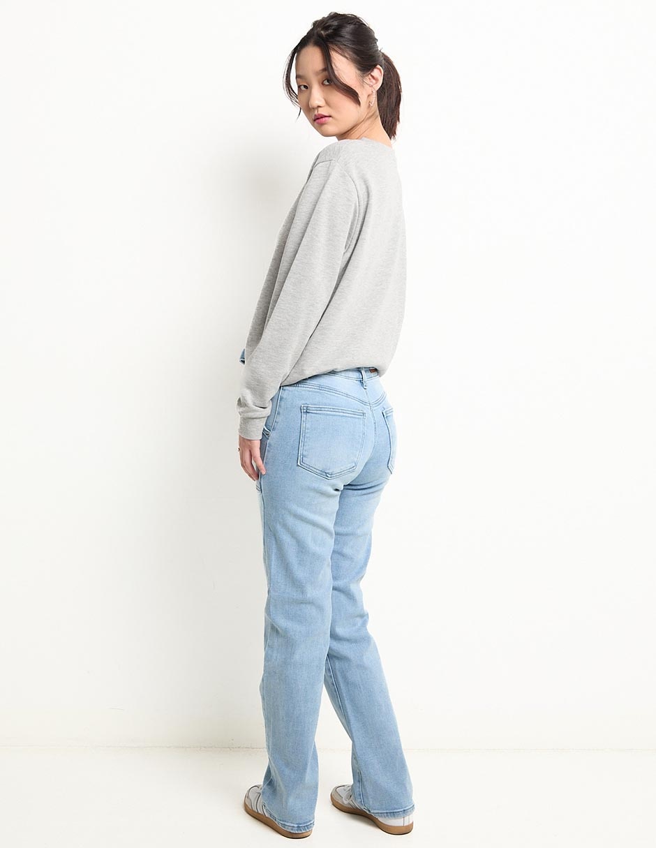 Jeans straight para mujer 2
