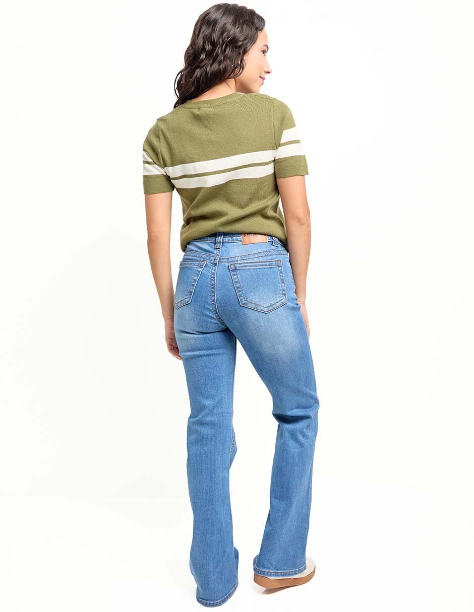 Jeans straight para mujer 2