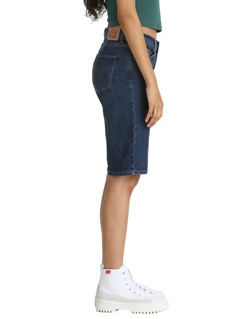 Bermuda Levi's de mezclilla para mujer 2