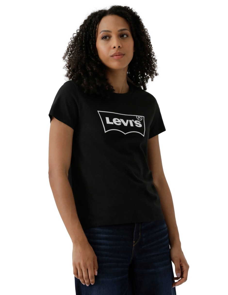 Playera manga corta cuello redondo para mujer 5