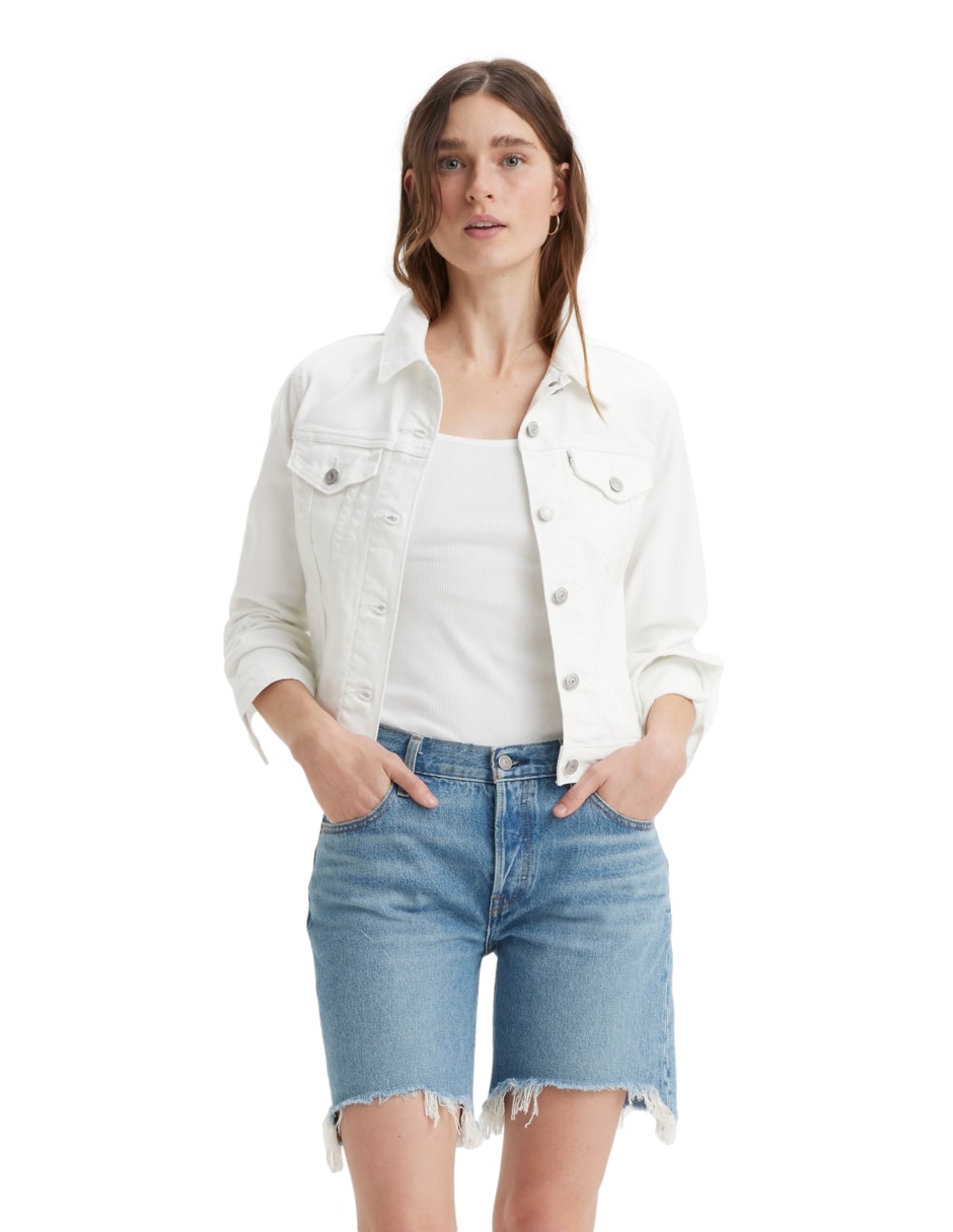 Chamarra denim Levi's de algodón para mujer Suburbia