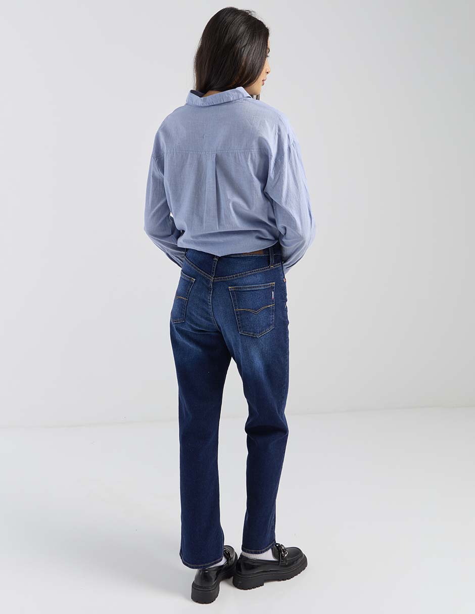 Jeans straight para mujer 2