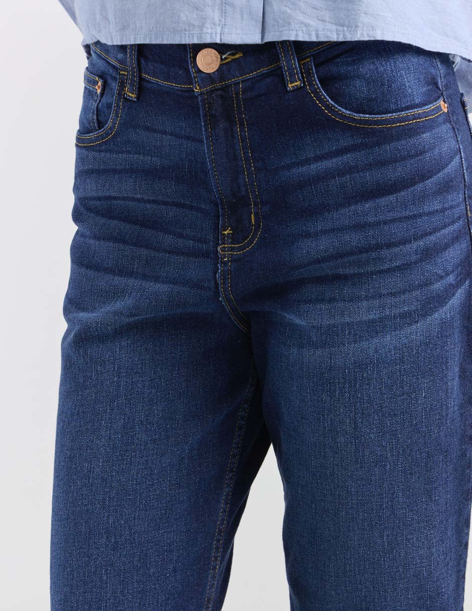Jeans straight para mujer 4