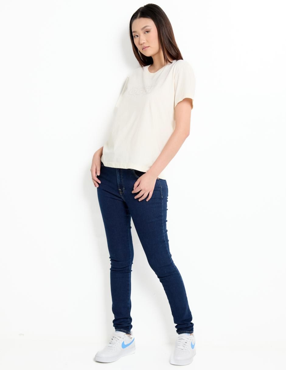Playera manga larga cuello redondo para mujer 3