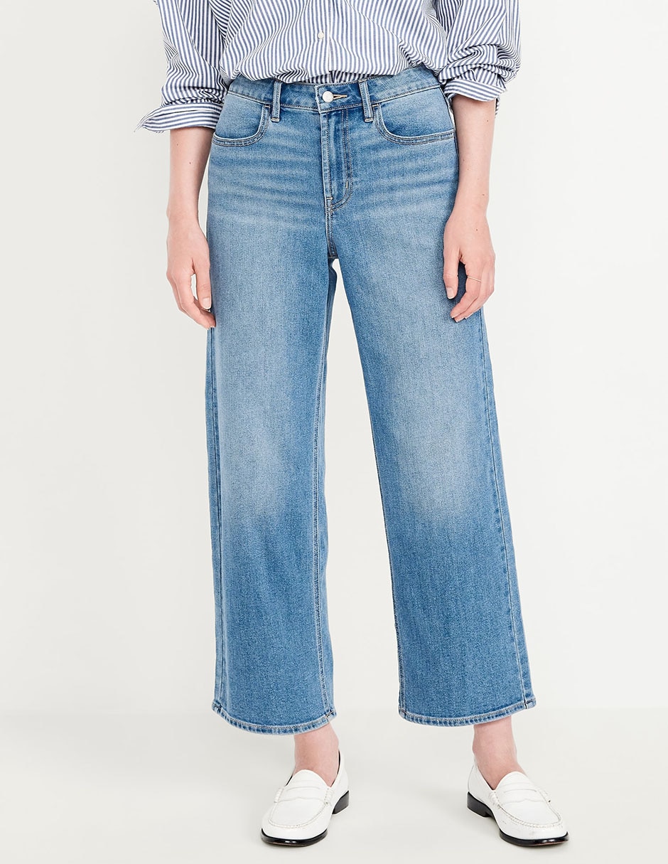 Jeans wide leg 655904-000 para mujer Jeans wide leg 655904-000 para mujer