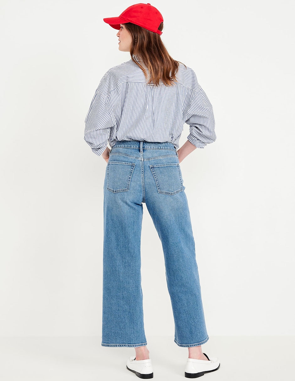 Jeans wide leg 655904-000 para mujer 2