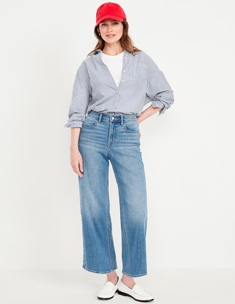 Jeans wide leg 655904-000 para mujer 3