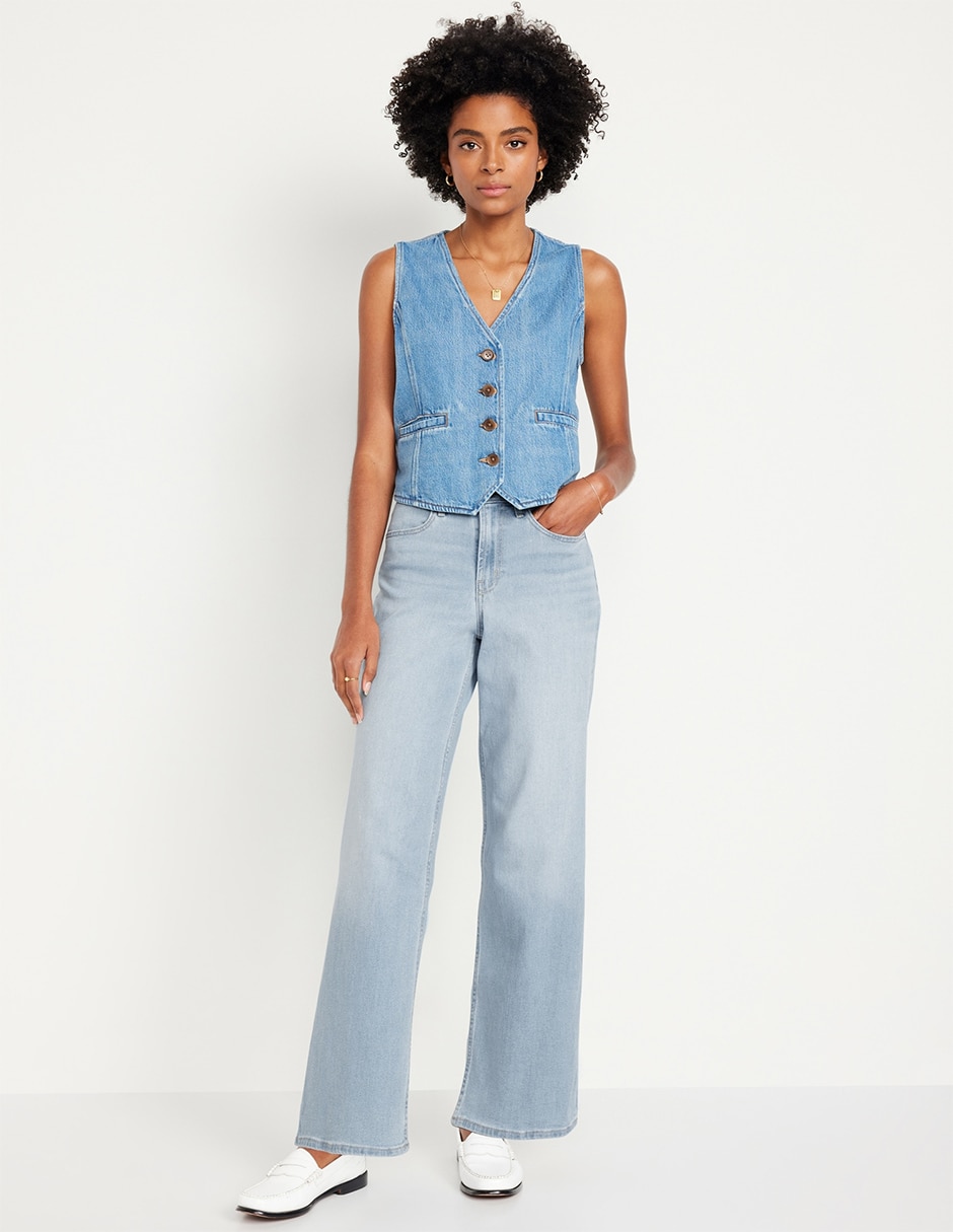 Jeans wide leg 732612-000 para mujer 3