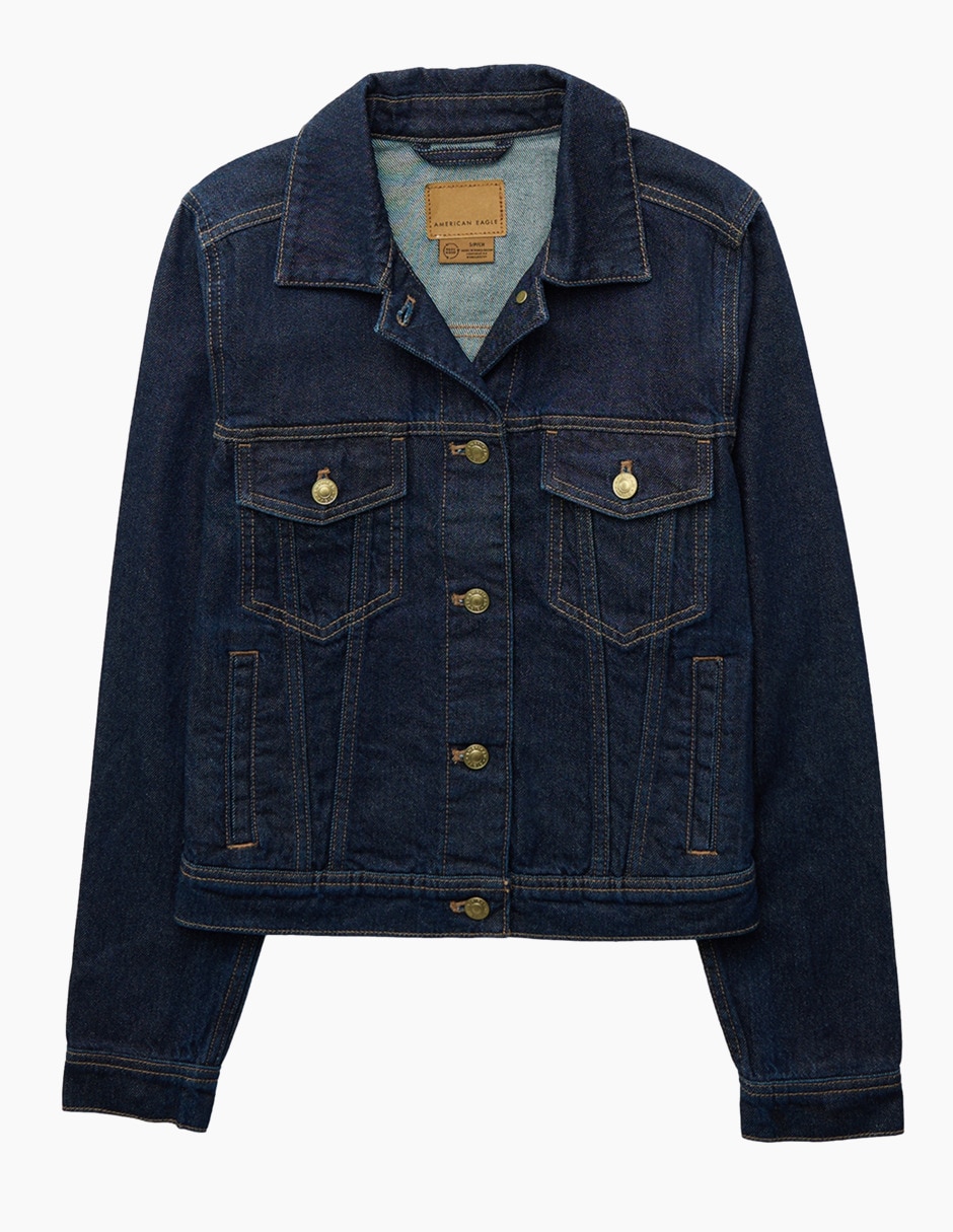 Chamarra denim de mezclilla para mujer 3