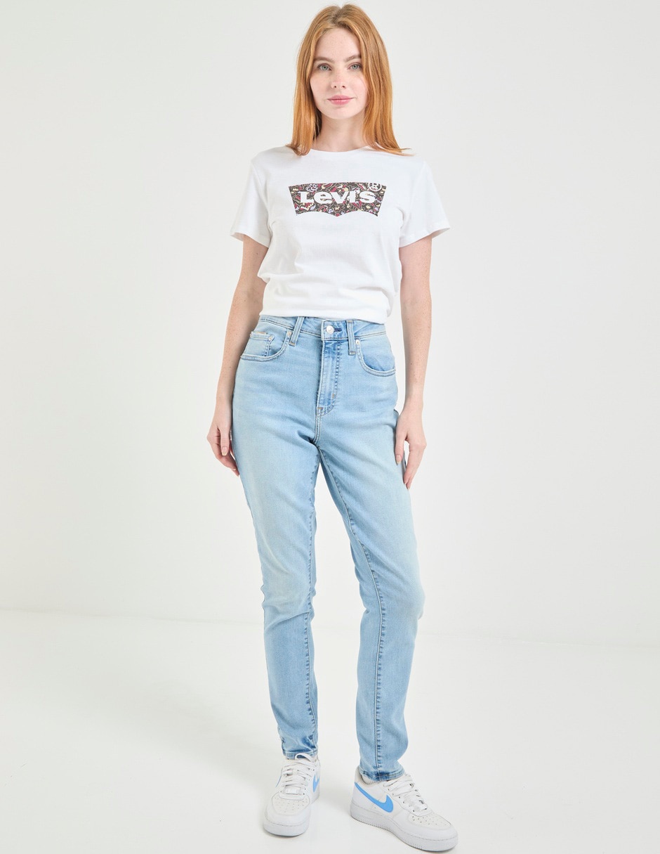 Jeans skinny cintura alta para mujer 3