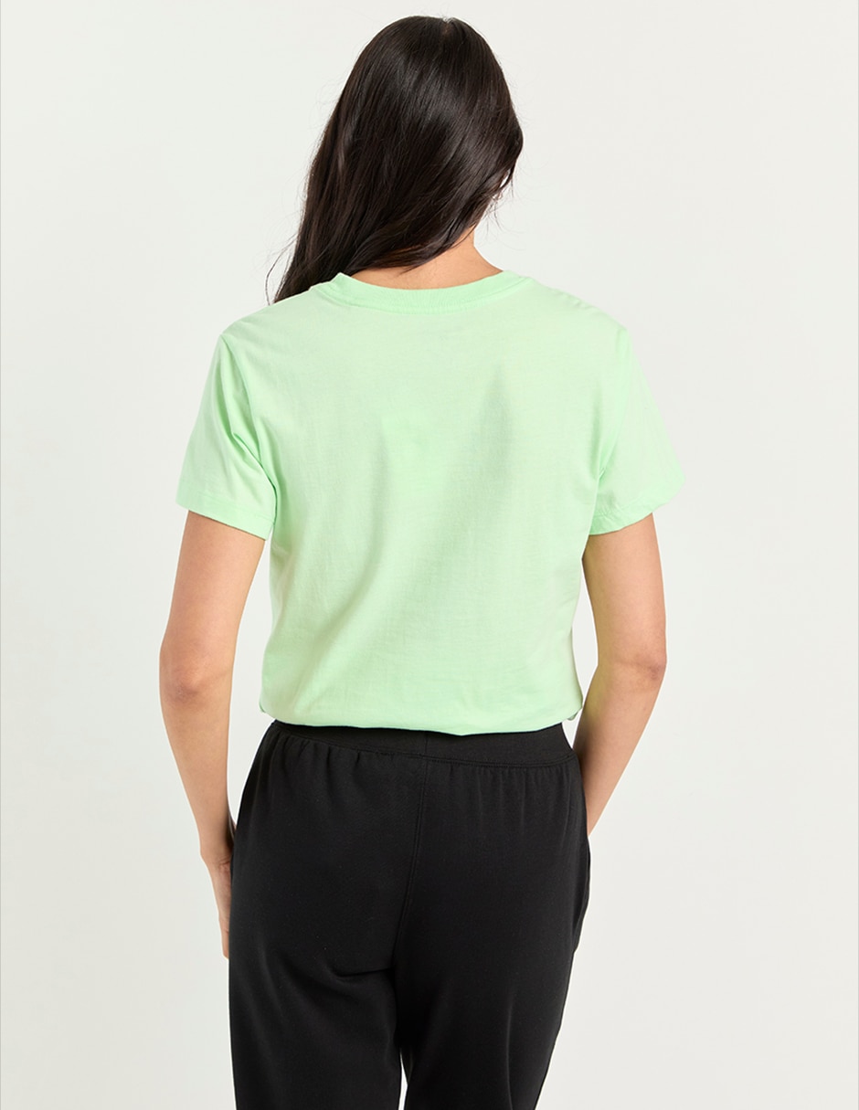 Playera manga corta cuello redondo para mujer 2