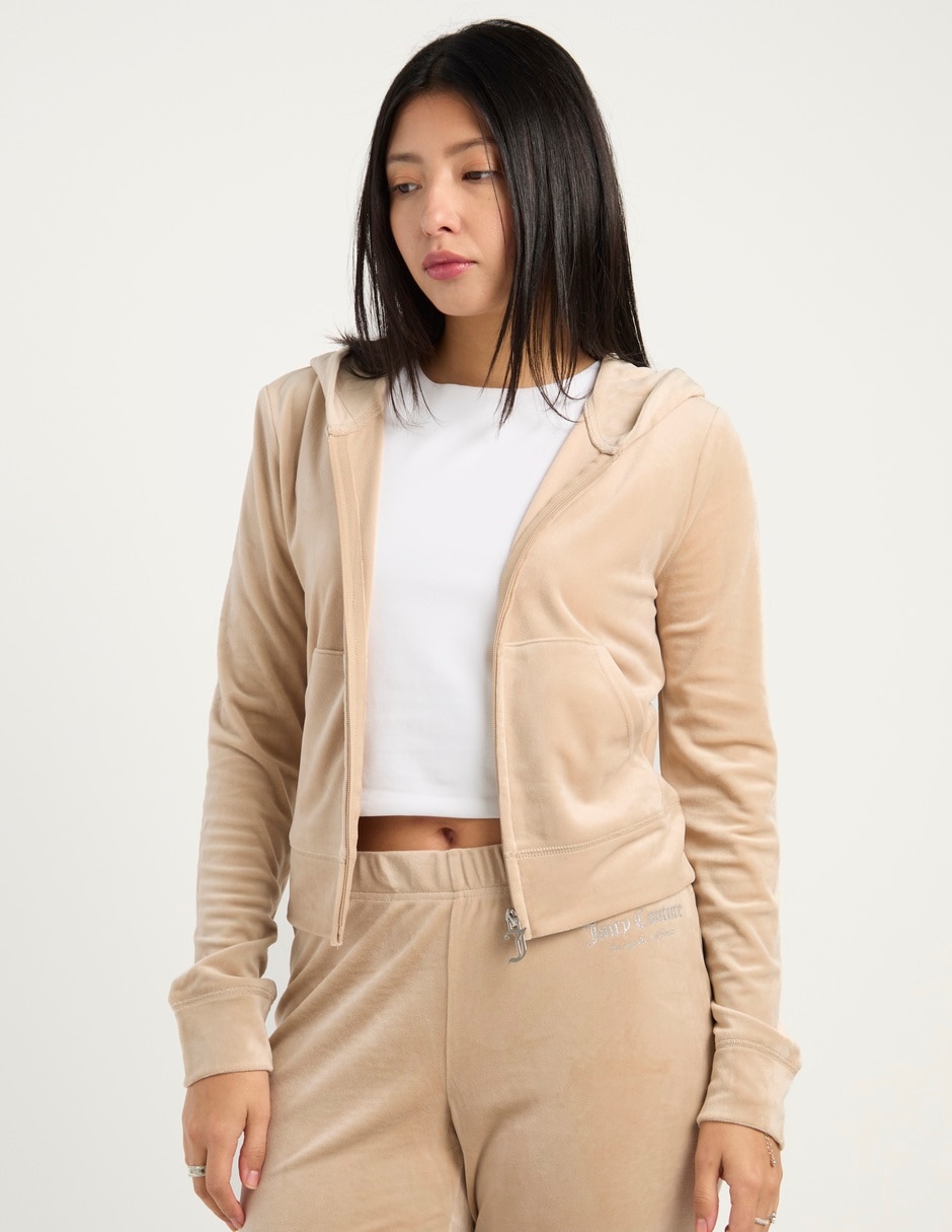 Sudadera con capucha y bolsa para mujer 2