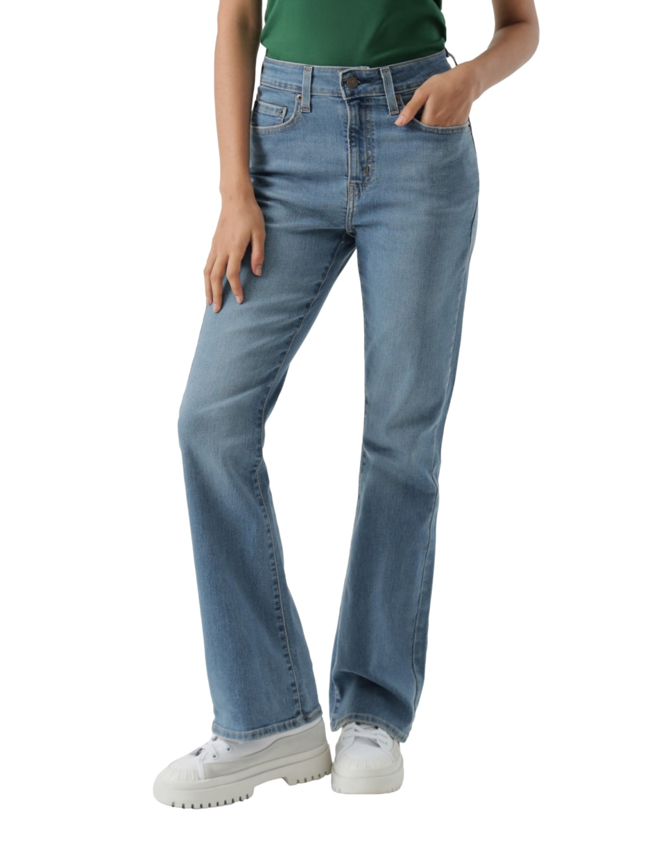 Jeans straight cintura alta para mujer Jeans straight cintura alta para mujer
