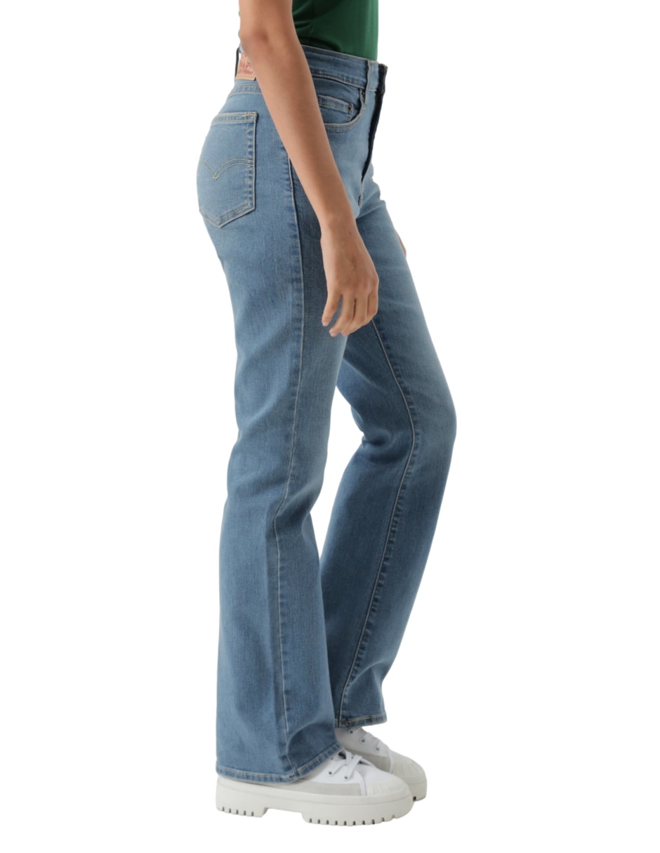 Jeans straight cintura alta para mujer 3