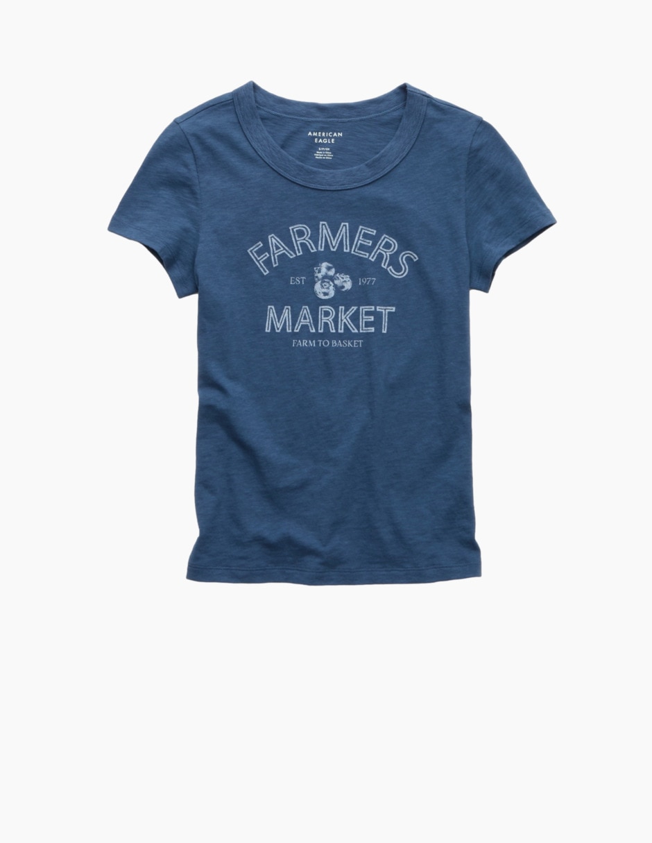 Playera manga corta cuello redondo para mujer 3
