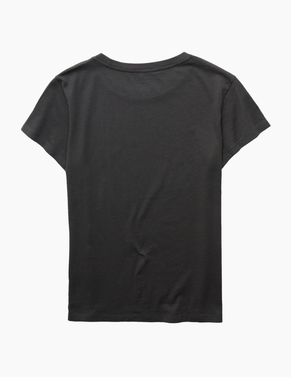 Playera manga corta cuello redondo para mujer 4