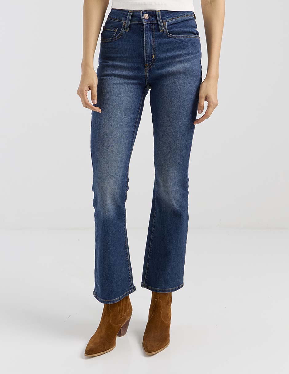 Jeans skinny cintura alta para mujer