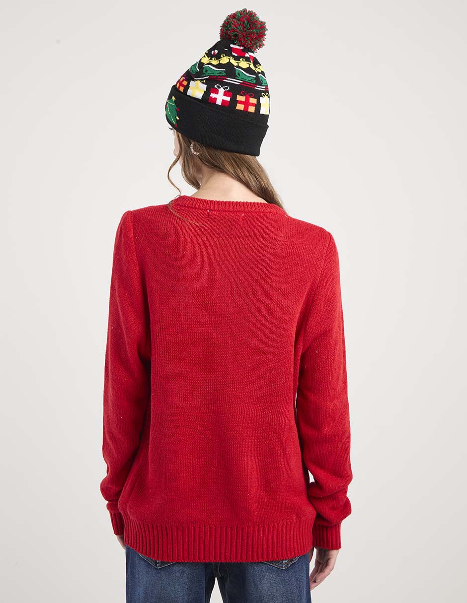Suéter cuello redondo para mujer 2