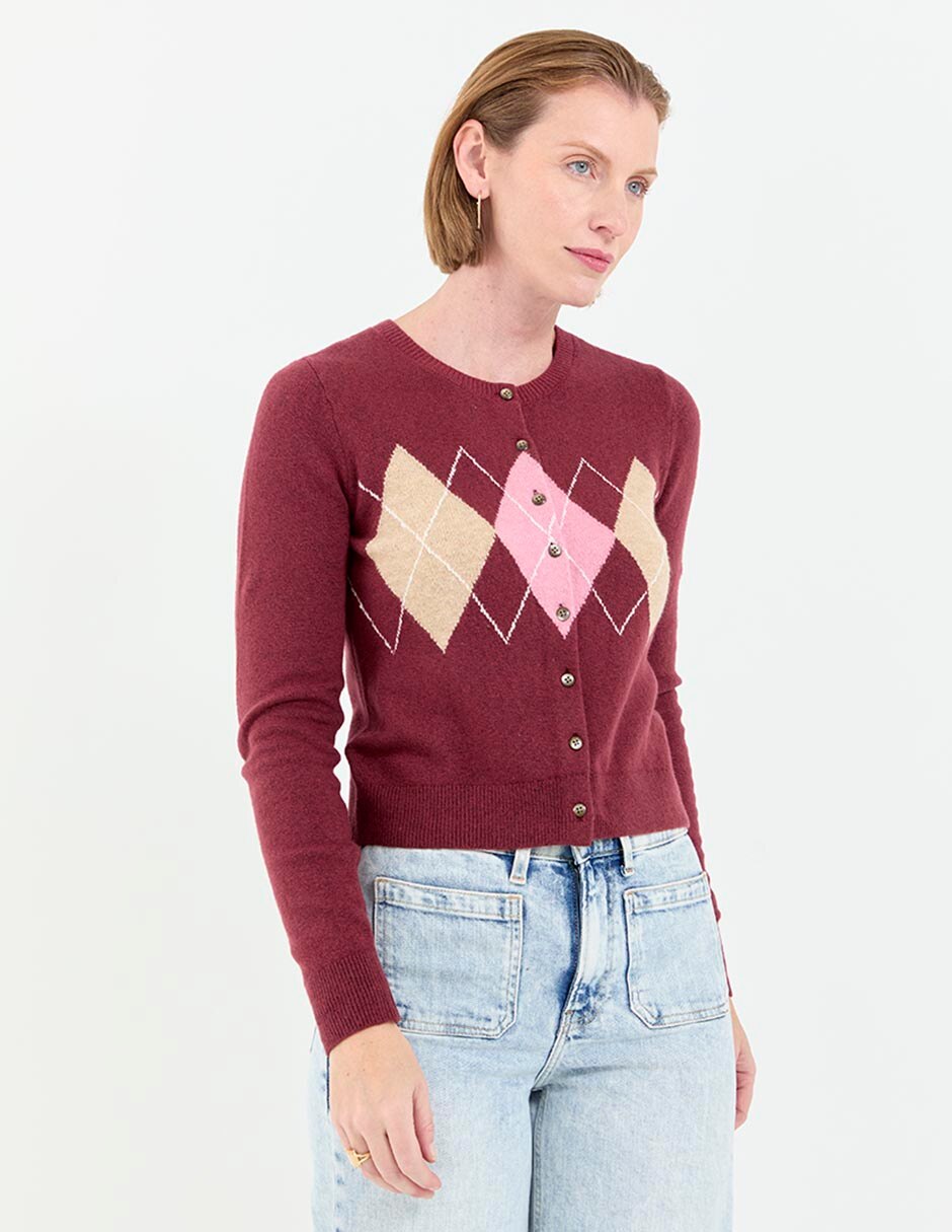 Suéter cuello redondo para mujer