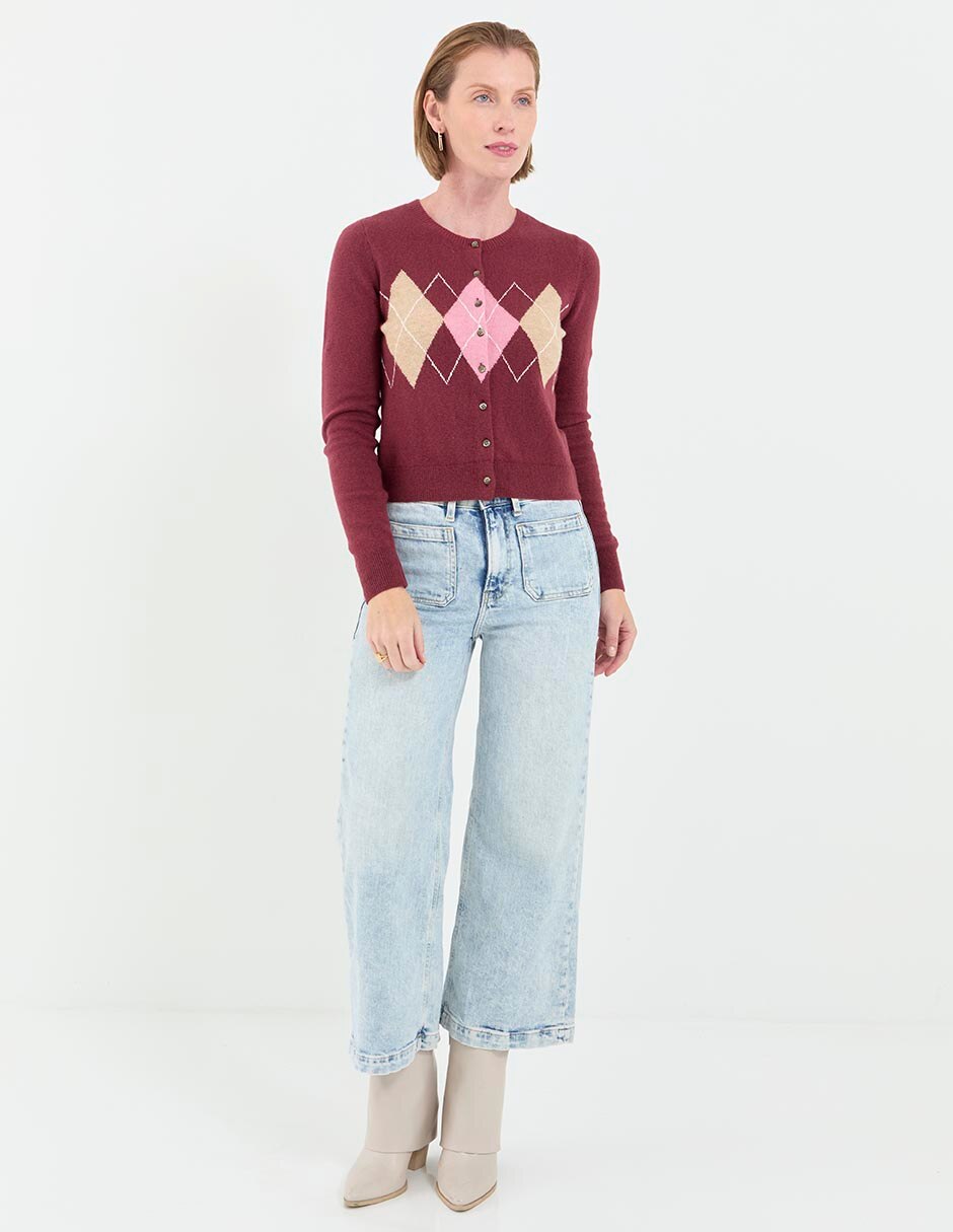 Suéter cuello redondo para mujer 3