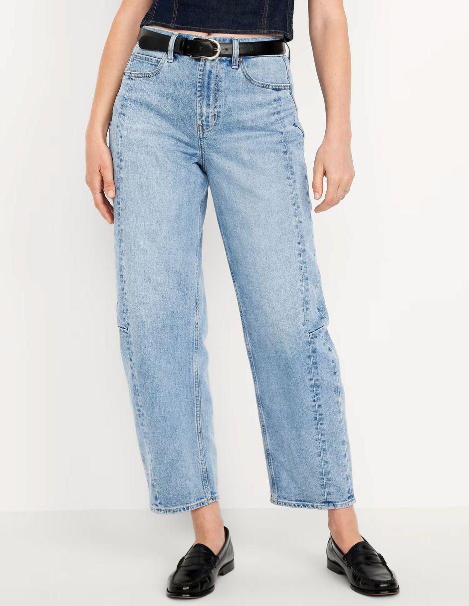 Jeans barrel para mujer 2