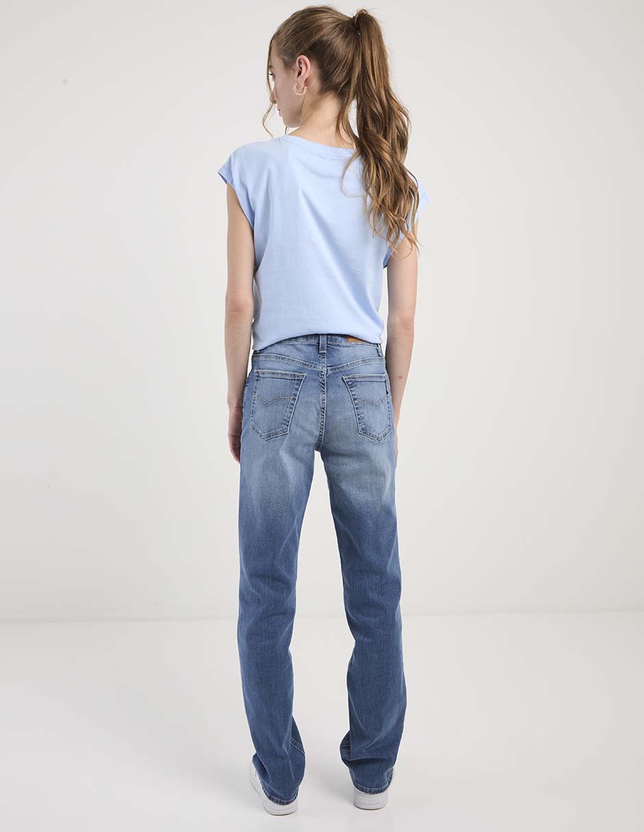 Jeans straight para mujer 2