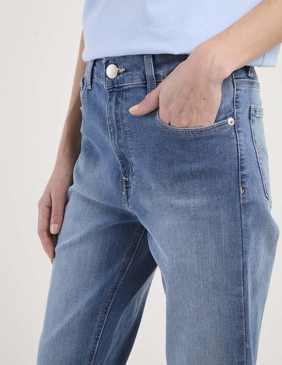 Jeans straight para mujer 4