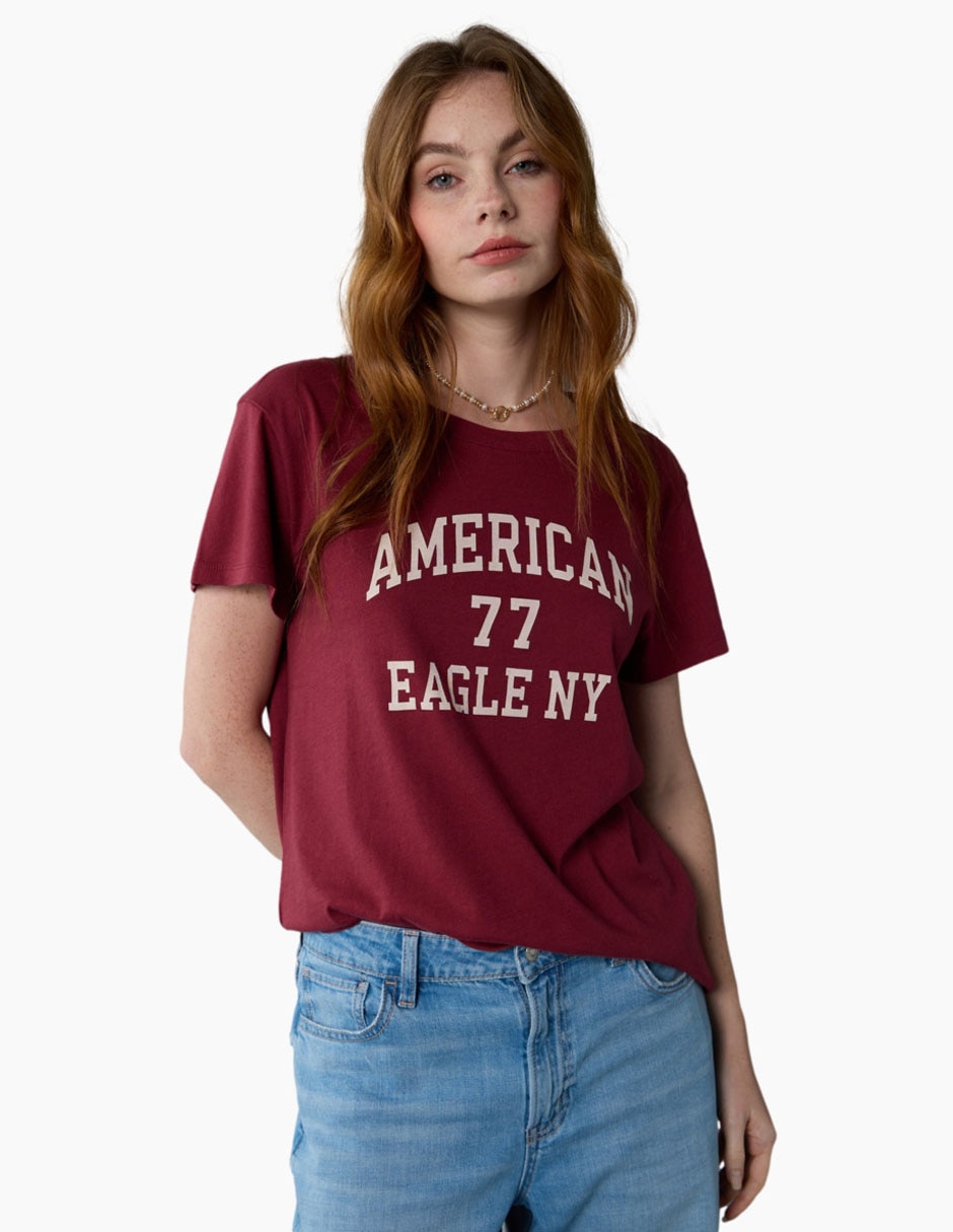 Playera manga corta cuello redondo para mujer Playera manga corta cuello redondo para mujer