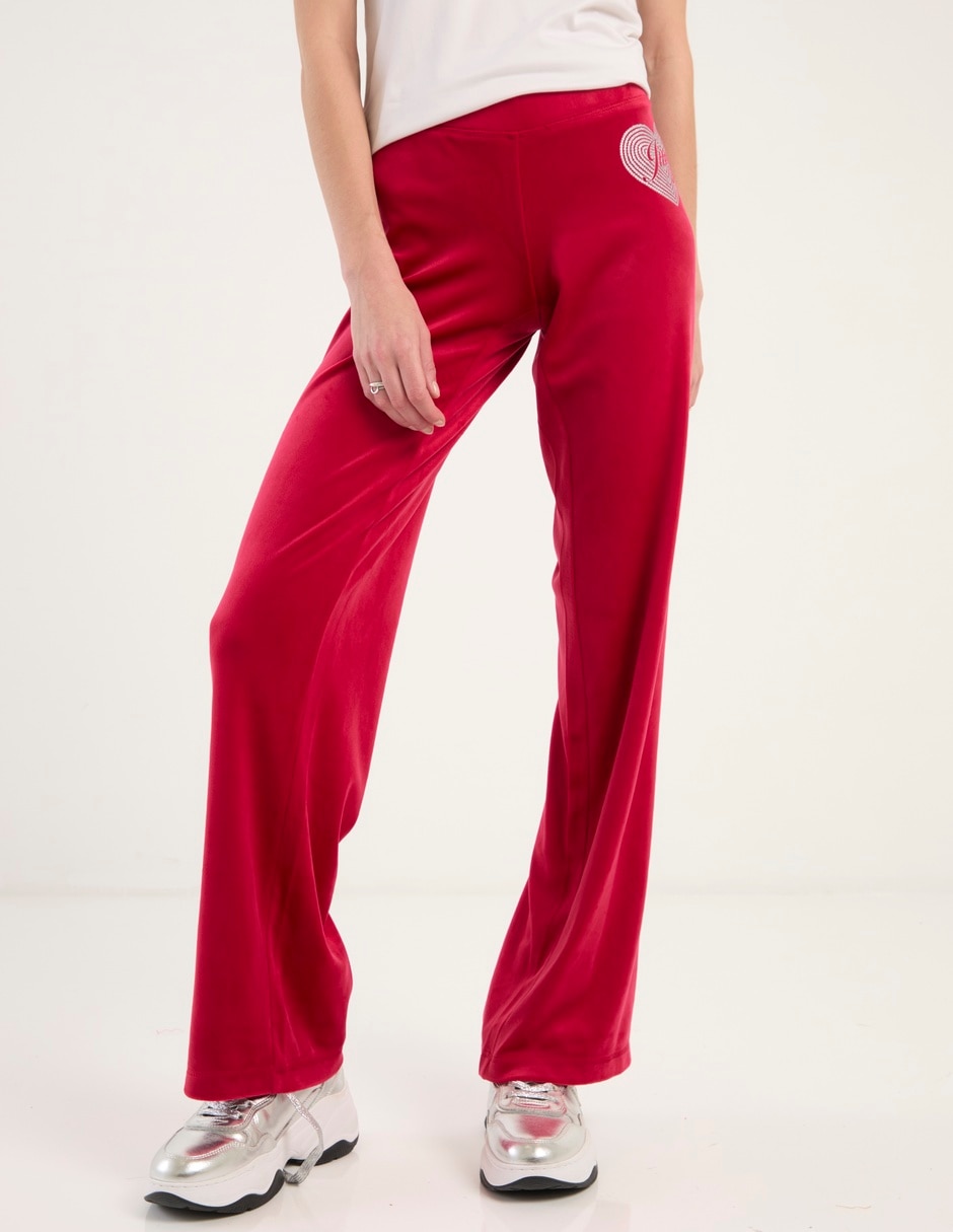 Pants straight con elástico para mujer Pants straight con elástico para mujer