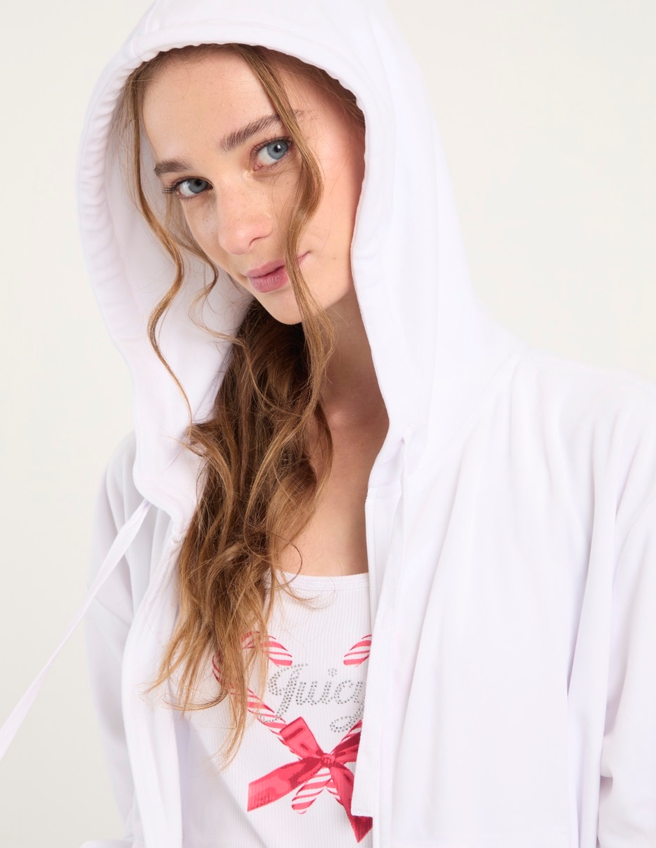 Sudadera con bolsillos para mujer 4