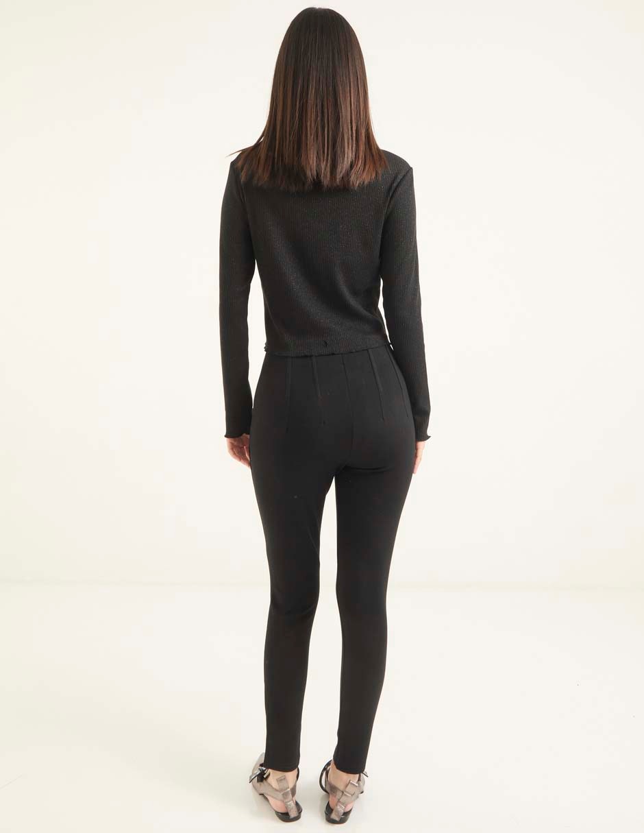 Legging a la cintura con elástico para mujer 2