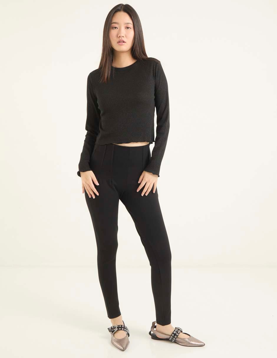 Legging a la cintura con elástico para mujer 3